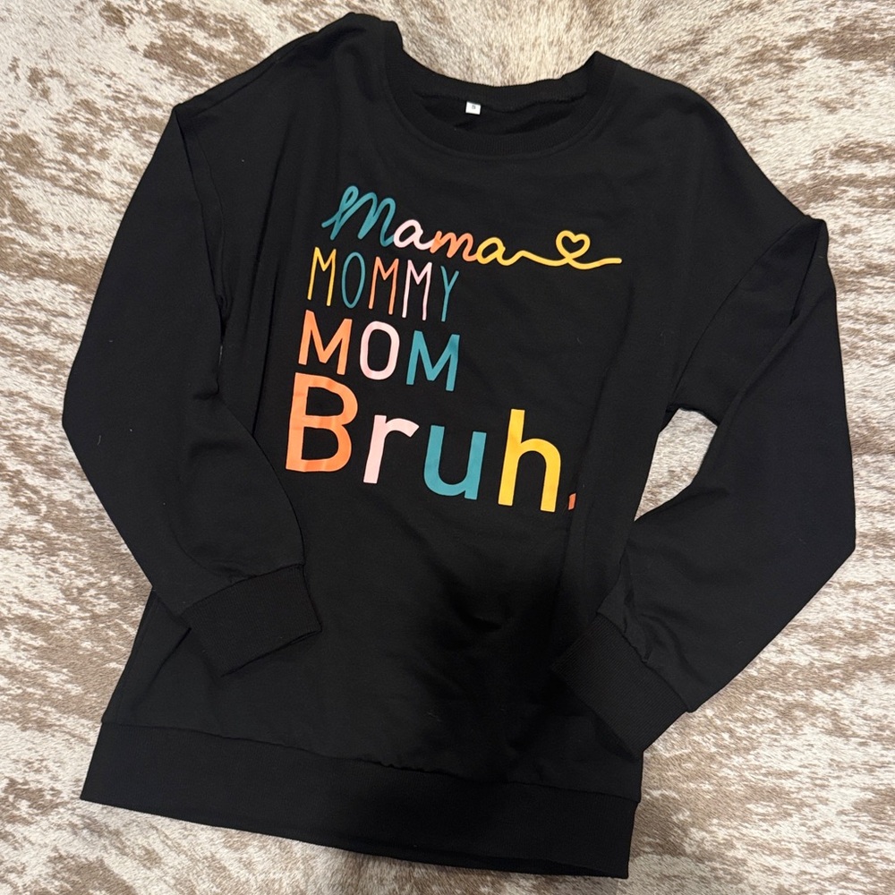 Black Kids Shirt with Colorful Text Design